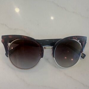 Tortoise Shell Cat-Eye Sunglasses